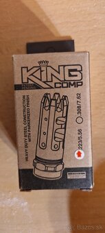 AR-15: JP charging handle, King Comp, tlmič plameňa – nové - 3