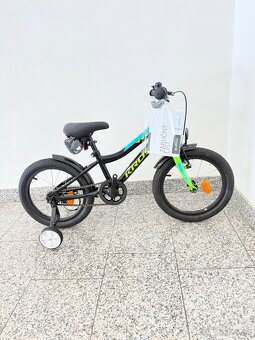 Kross Racer 3.0, 16“, detský bicykel, Black lime blue glossy - 3