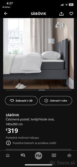 Ikea postel Sabovik - 3