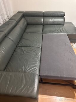 Sedačka pravá Koža rozkladacia s úložným TOP Cena - 3