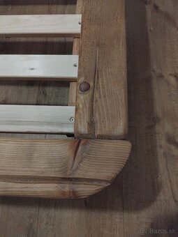 Posteľ z masívu, drevená - 3