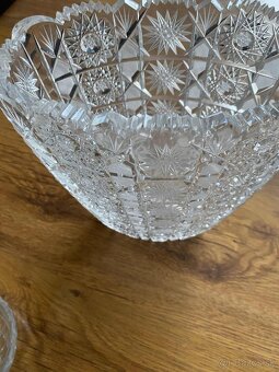 Krištáľové poháre, vázy, porcelán - 3