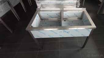 Gastro drez nerez, kuchynské dvojdrezy, výlevka, jednodrez - 3