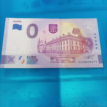 0 euro souvenír Česko - 3