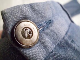 Zara pánske chino nohavice elastan M - 3