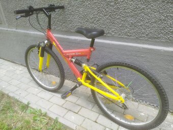 Detský celoodpružený bicykel Olpran 24" - 3