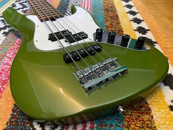 Sadowsky MetroExpress P/J Solid Sage Green 5 + VTC kit - 3