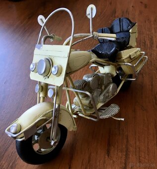 Motorka, model, retro, dekorácia, darček - 3