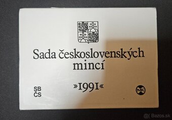 Sady Československých mincí 1991 a 1989 - 3