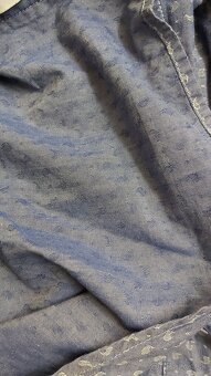 Pánska rifľová tenká košeľa, rifľový vzor, veľkosť M - 3