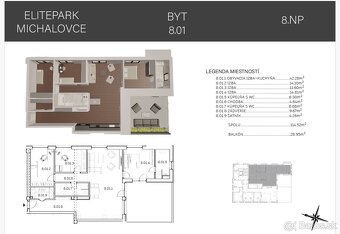 Predaj 4 izbového bytu  ELITE PARK - 3