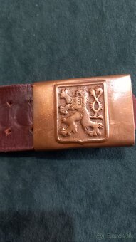 Vojenský opasok s prackou ČSR - 3