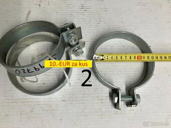 Spony a svorky na výfuk - 3