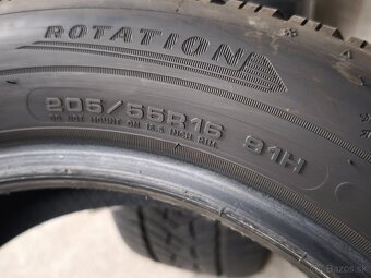 205/55 r16 zimné pneumatiky DUNLOP 7,5mm - 3