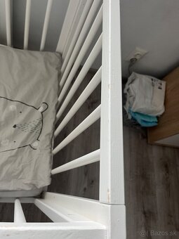 Detska drevená postielka s prislušenstvom - 3