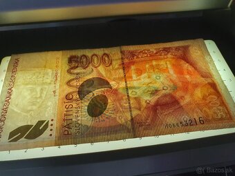 ✅️SLOVENSKÁ KORUNA 5000 SKK VZÁCNA BANKOVKA - 3