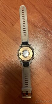 Garmin Fénix 7S Sapphire Solar – Cream Gold / Sand Silicone - 3