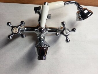 Retro vodovodná chrómová batéria - 3