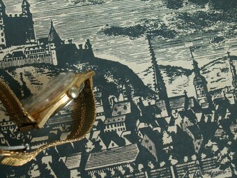 Hodinky Prim pozlátené funkčné. - 3