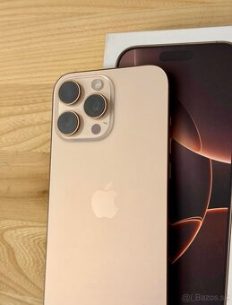 iPhone 16 Pro Desert Titanium BATERIE 100% TOP - 3