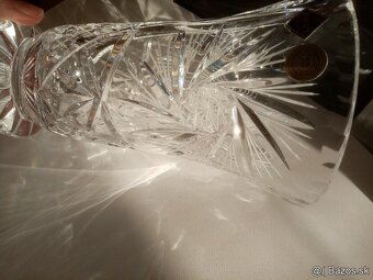 Krištáľová váza Bohemia,kabaret - 3