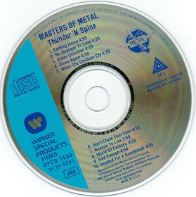 cd Masters Of Metal: Thunder 'N Spice 1990 - 3