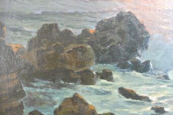 Ján Grotkovský / Západ slnka nad morom - 3