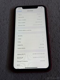 Predám Apple iPhone 11 64GB RED Na ráme sú známky používania - 3