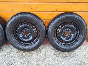 Plechové disky 5x112 R15 57,1 + zimné pneu Semperit 2015 - 3