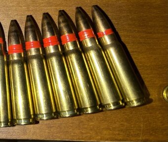 Školné náboje 223Rem 5,56x45 9mm Luger 7,62x39 40SW - 3