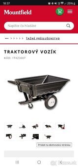 Vozik za traktorovú kosačku - 3