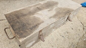 Vojenska drevena krabica bedňa 3. - 3