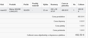 Matrac Maxim longlife - 3