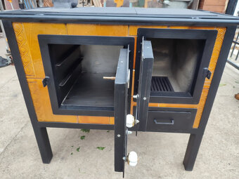 Kachľový sporák na drevo, piecka, pec. - 3