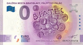 0 euro / 0 € souvenir bankovky 2022/1 - 3