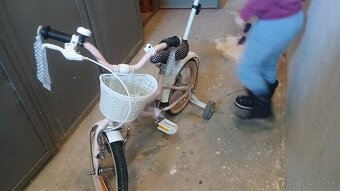 Krásny detský dievčenský bicykel TOP STAV - 3