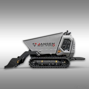 Benzínový minidumper JANSEN RD-700S s lyžicou - 3