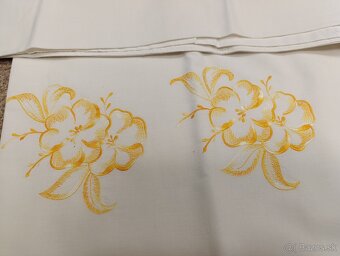 Posteľné obliečky a plachty biele bavlnené - 3