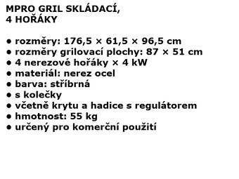 Gastro plynovy gril - 3