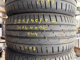 R17 225/45 Hankook Ventus S1 91W Evo2 2x5 2x4 MM DOT2017 - 1 - 3