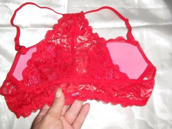 Zapinanie predu victorias secret pink podprsenka - 3