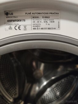 Predám  plné automatickú práčku LG. - 3