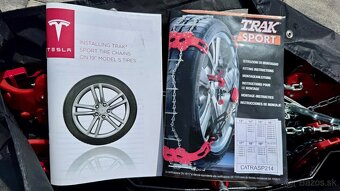 TESLA model 3/Y/S- reťaze na kolesá blato/sneh - ORIGINAL - 3