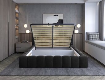 Posteľ Lamica s LED osvetlením - 3
