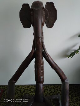 krásne starožitné vyrezávané hojdacie kreslo - 3