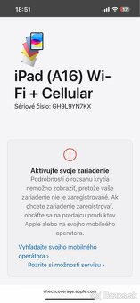 Dobrý deň Ponúkam na predaj iPad 11 256 GB Cellular - 3