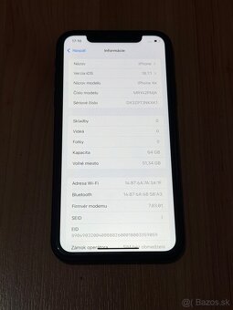 Predám Apple IPhone XR 64GB Black Minimálne Známky - 3