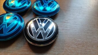 VW krytky stredovej diery Volkswagen, pukličky diskov BA - 3