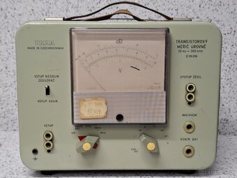 Merák 》Tesla 12XN036 》Tranzistorový Merač Úrovne 30Hz-300kHz - 3
