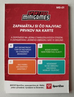Hokejové kartičky TIPOS EXTRALIGA - MINIGAMES od SPORTZOO - 3